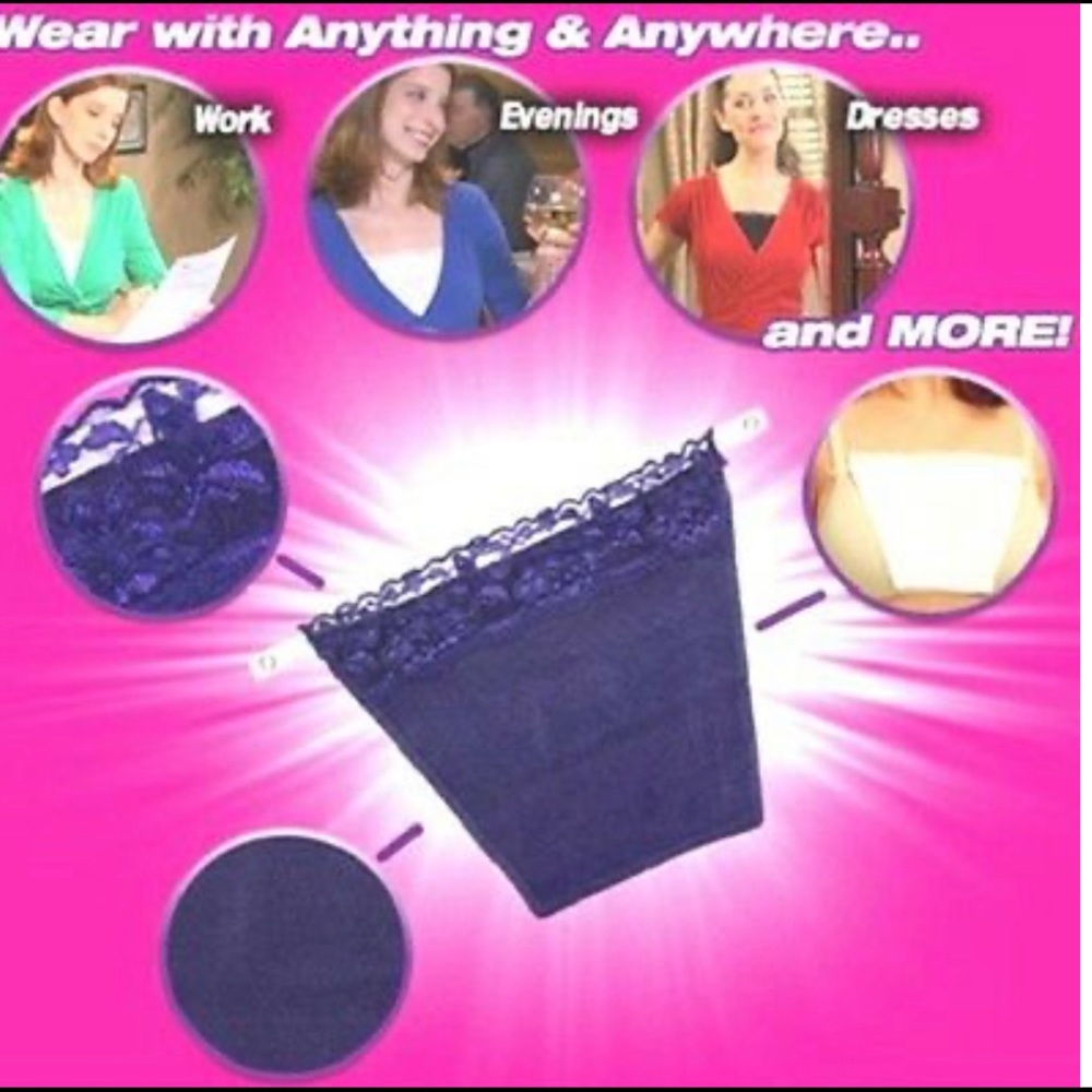 Cami Secret Deluxe Bra Cover TV Lace Snap on bra🤩